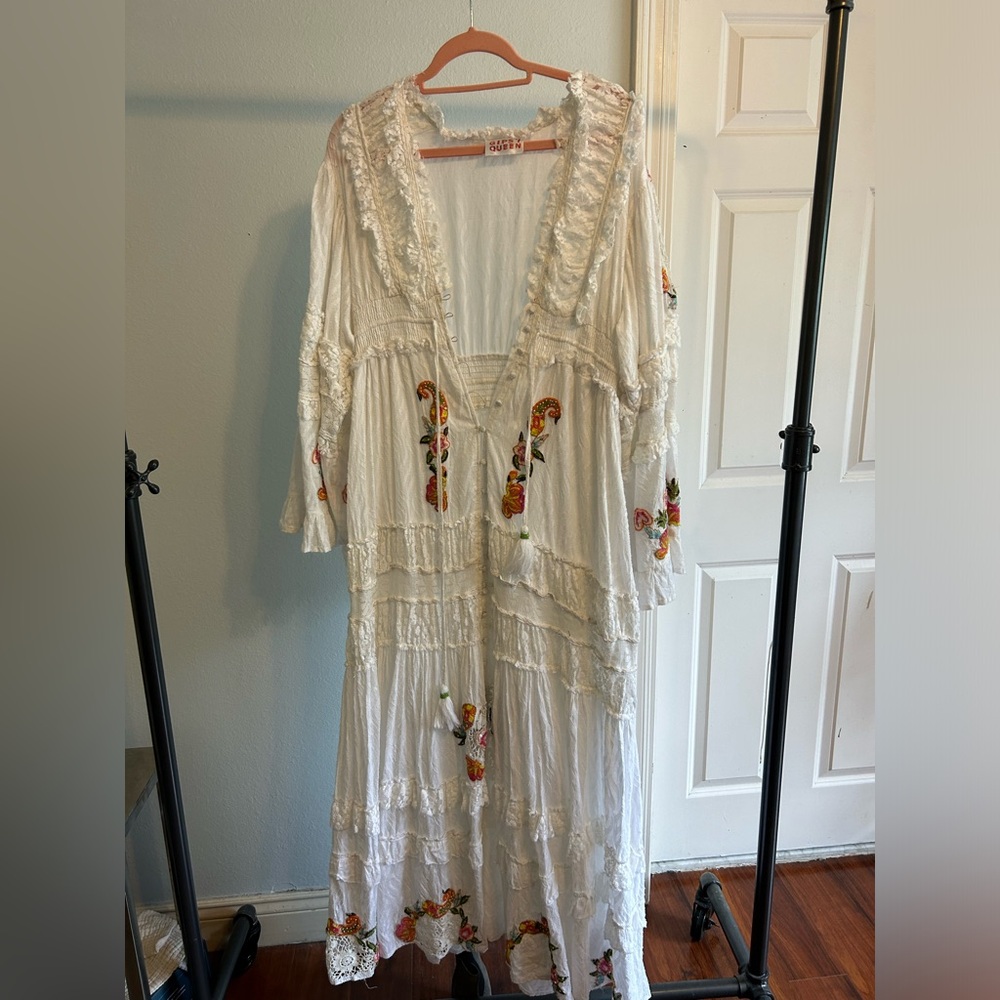 Handmade boho maxi dress